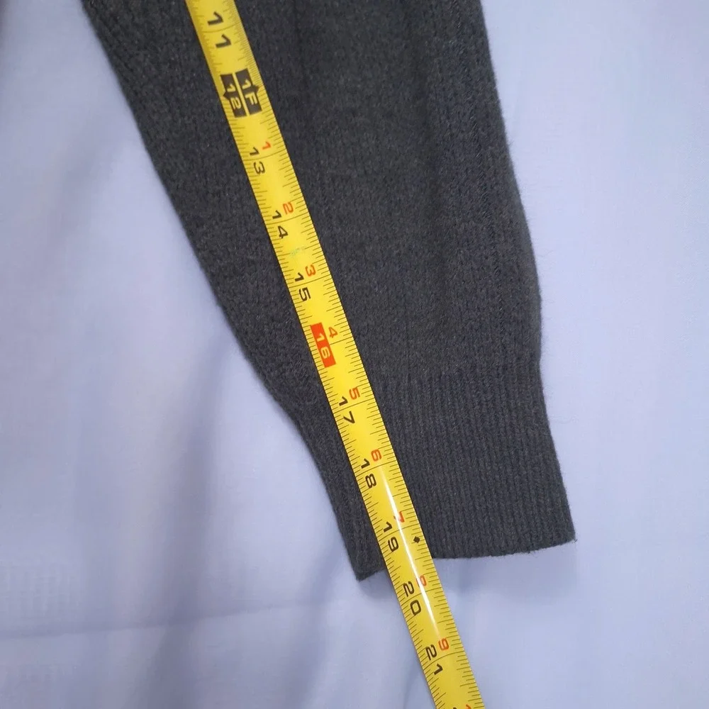 Vtg Northern Isles Full Zip Cardigan‎ Sweater Mens M Green Pockets Grandpacore